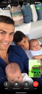اسکرین شات برنامه Ronaldo Fake Chat & Video Call 1