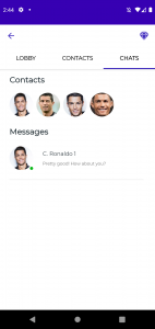 اسکرین شات برنامه Ronaldo Fake Chat & Video Call 7