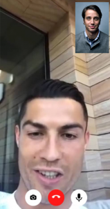 اسکرین شات برنامه Ronaldo Fake Chat & Video Call 2