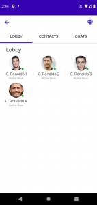 اسکرین شات برنامه Ronaldo Fake Chat & Video Call 4