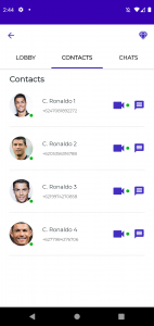 اسکرین شات برنامه Ronaldo Fake Chat & Video Call 5