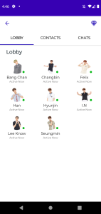 اسکرین شات 3 برنامه Stray Kids Chat & Video Call