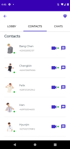 اسکرین شات 4 برنامه Stray Kids Chat & Video Call