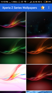 اسکرین شات برنامه Wallpapers for Sony Xperia Z5,Z4,Z3,Z2,Z1 2