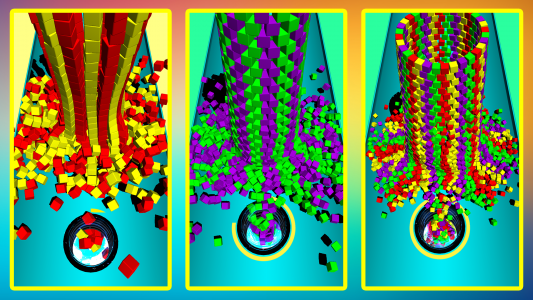 اسکرین شات بازی BHoles: Color Hole 3D 7