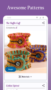 اسکرین شات 1 برنامه Beading & Jewelry Making