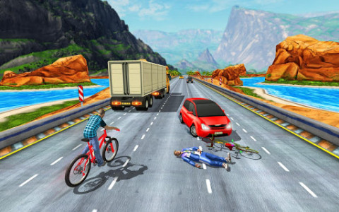 اسکرین شات بازی Real Bike Cycle Racing 3D: BMX Bicycle Rider Games 3