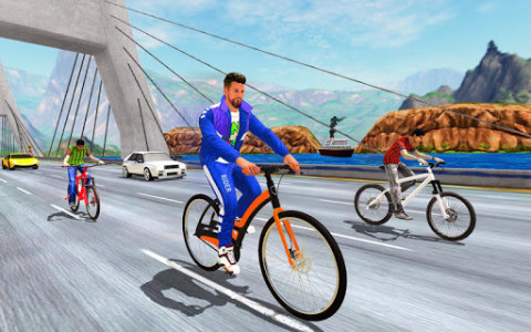 اسکرین شات بازی Real Bike Cycle Racing 3D: BMX Bicycle Rider Games 7