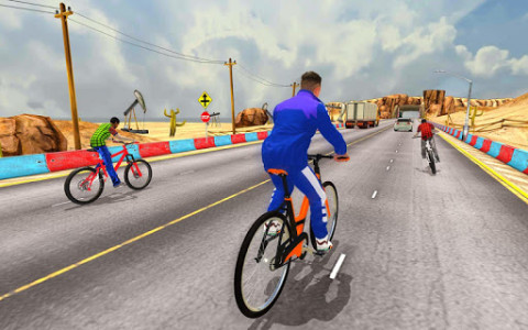 اسکرین شات بازی Real Bike Cycle Racing 3D: BMX Bicycle Rider Games 8