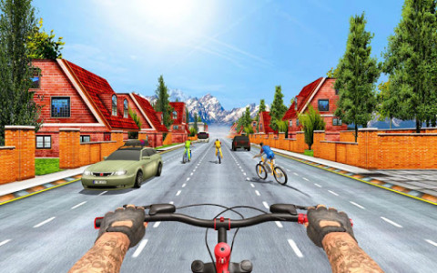 اسکرین شات بازی Real Bike Cycle Racing 3D: BMX Bicycle Rider Games 5