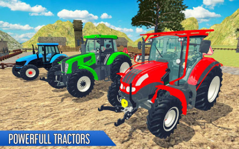 اسکرین شات بازی Tractor Thresher Games 3D: Farming Games 1