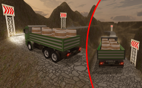 اسکرین شات بازی Truck Driving 3D Truck Games 5
