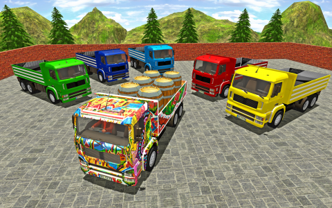 اسکرین شات بازی Truck Driving 3D Truck Games 1