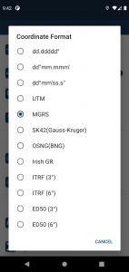 اسکرین شات 2 برنامه Hawk Map GPS-GIS