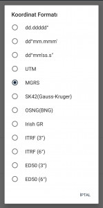 اسکرین شات برنامه Mgrs & Utm Map 6