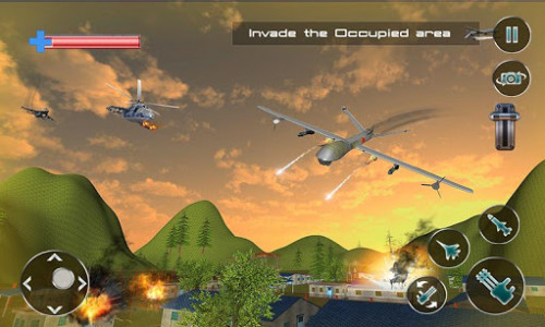 اسکرین شات بازی DRONE ATTACK SECRET MISSION 3