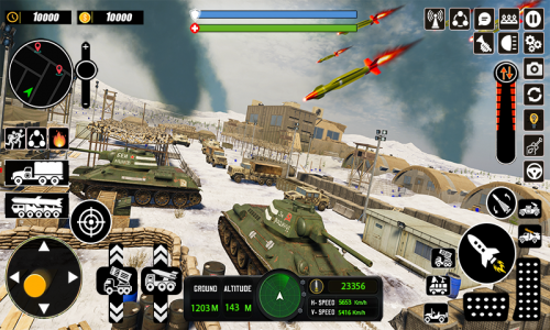 اسکرین شات بازی US Army Missile Launcher Game 3