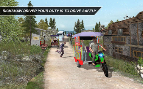 اسکرین شات بازی Off-Road Chingchi Rickshaw Sim 7