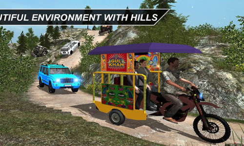 اسکرین شات بازی Off-Road Chingchi Rickshaw Sim 5