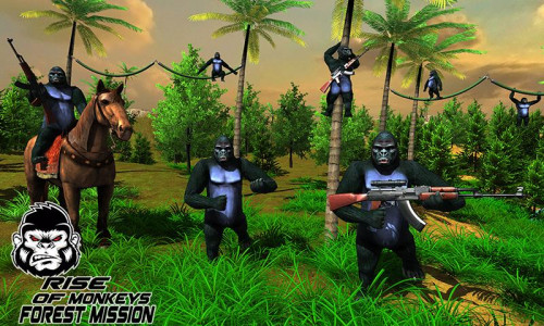 اسکرین شات بازی Rise of Monkeys Forest Mission 4