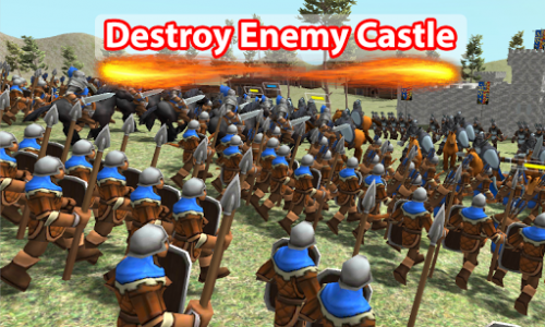 اسکرین شات بازی Medieval Wars: Hundred Years War 3D 4