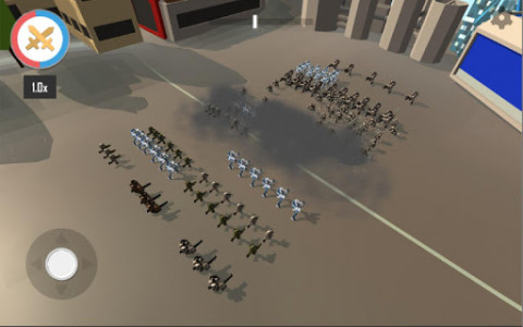 اسکرین شات بازی Robot Battle Simulator RTS Sandbox 5