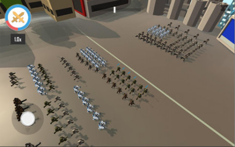 اسکرین شات بازی Robot Battle Simulator RTS Sandbox 2