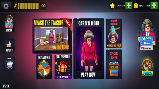 اسکرین شات بازی معلم ترسناک | نسخه مود شده 3