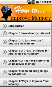 اسکرین شات برنامه How To Improve Memory 1