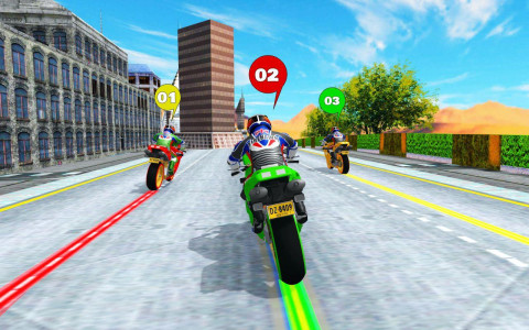 اسکرین شات 3 برنامه Bike Stunt Race 3d: Bike Games