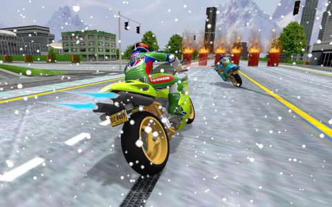 اسکرین شات 2 برنامه Bike Stunt Race 3d: Bike Games