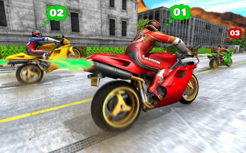 اسکرین شات برنامه Bike Stunt Race 3d: Bike Games 1