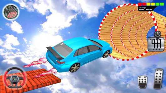 اسکرین شات بازی Car Stunt Ramp Race: Car Games 3