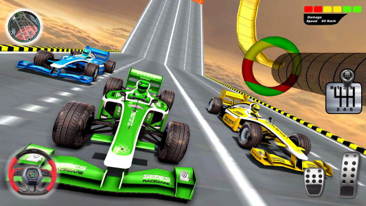 اسکرین شات بازی Car Stunt Ramp Race: Car Games 2