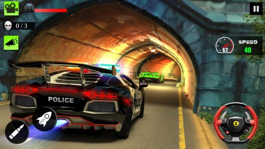 اسکرین شات برنامه Police Chase Car Games 7