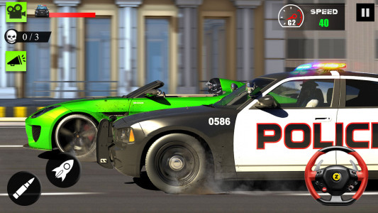 اسکرین شات برنامه Police Chase Car Games 6