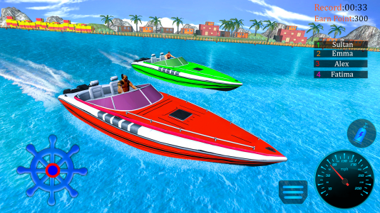 اسکرین شات بازی Ski Boat Racing: Jet Boat Game 1