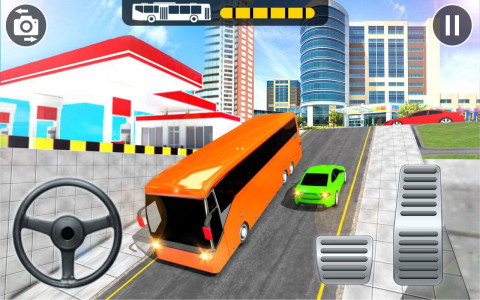 اسکرین شات 2 بازی Bus Parking Game 3d: Bus Games