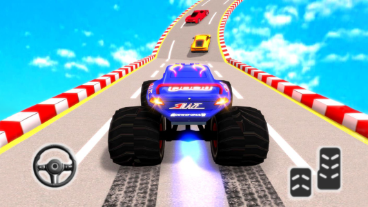 اسکرین شات 2 برنامه Car Racing Stunt 3d: Car Games