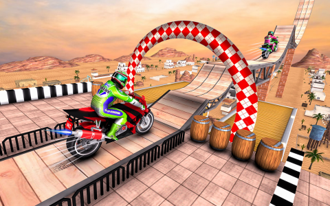 اسکرین شات برنامه Bike Stunt Racing Legend 5