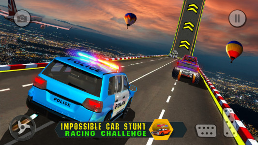 اسکرین شات 3 بازی Car Stunt Race 3d - Car Games