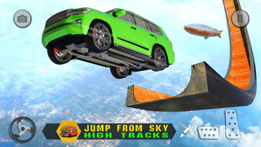اسکرین شات بازی Car Stunt Race 3d - Car Games 2