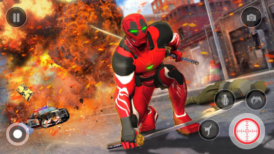 اسکرین شات 5 بازی Spider Miami Rope Hero Ninja