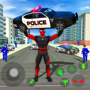 اسکرین شات بازی Spider Miami Rope Hero Ninja 1
