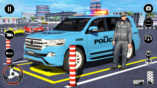 اسکرین شات 4 بازی Police Prado Parking Car Games