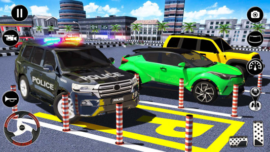 اسکرین شات بازی Police Prado Parking Car Games 7