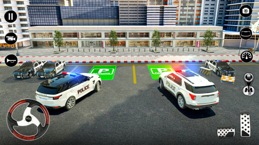 اسکرین شات بازی Police Prado Parking Car Games 2