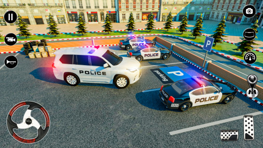 اسکرین شات بازی Police Prado Parking Car Games 1