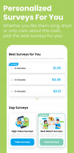 اسکرین شات برنامه Zap Surveys: Earn Easy Rewards 3