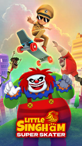 اسکرین شات 1 بازی Little Singham Super Skater